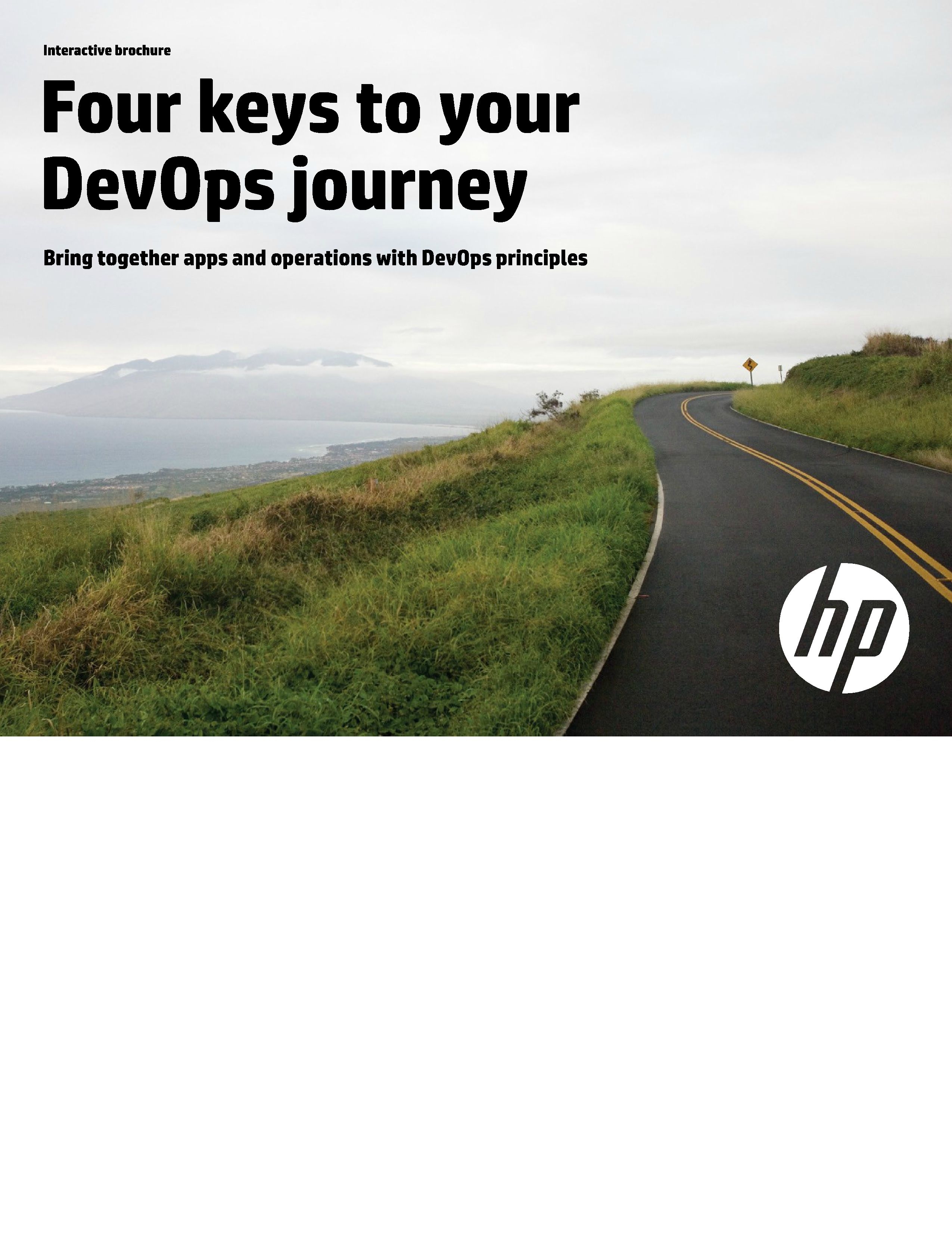 HPE - Four keys for your DevOps Journey